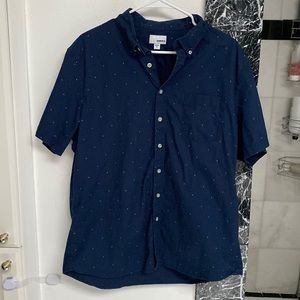 Mens button up tshirt